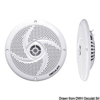 Pairs of dual cone ultra slim speakers 4" - white