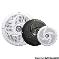 Pairs of dual cone ultra slim speakers 5.25" - white