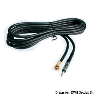 AM/FM radio cable male to Motorola socket 3.6 m