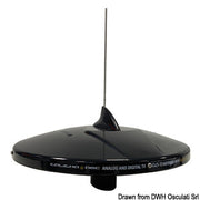 GLOMEX Talitha AGC/DAB AM-FM TV antenna black