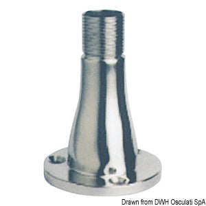 Glomex antenna base AISI316 polished 150 mm