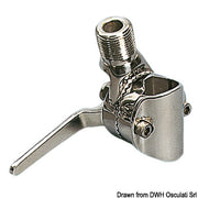 Swivelling antenna base AISI316 28/38 mm
