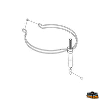 1 burner pan holder - Model PV1370 [Z0801370]