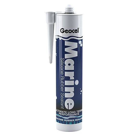 Geocel Marine Silicone Rubber Sealant 310ml Clear 2939185