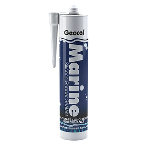 Geocel Marine Silicone Rubber Sealant 310ml Clear 2939185