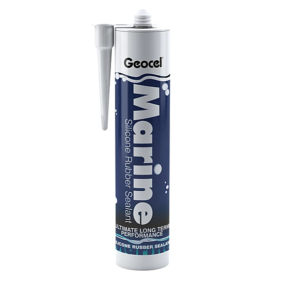 Geocel Marine Silicone Rubber Sealant 310ml White 2939193