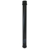 27" Redwood Black Table Leg