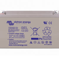 Victron 12V GEL deep cycle battery - 80 ah @ C10, 90 ah @ C20