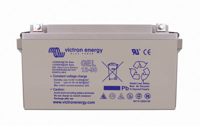 Victron 12V GEL deep cycle battery - 80 ah @ C10, 90 ah @ C20