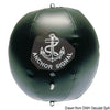 Black inflatable signal ball