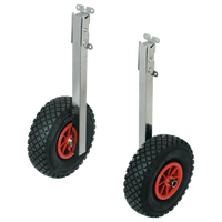 Folding Transom Mount Launch Wheels WL-3023