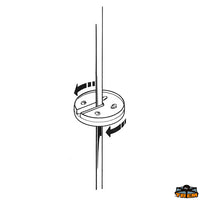 Sailguard-sail savers for stays up to 7 mm - Ø mm 70 - Suitable for rigging up to 7 mm [L4360000]