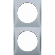 Double Frame Gloss Chrome