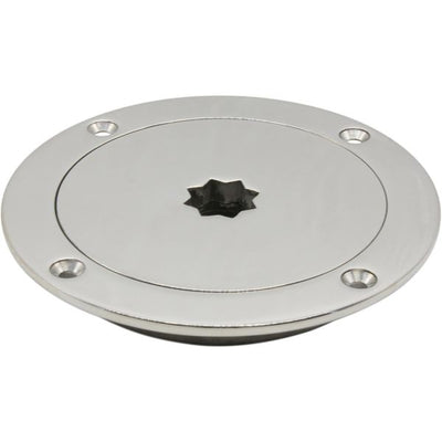 Osculati Stainless Steel Deck Plate (95mm Opening) 305324 20.100.20