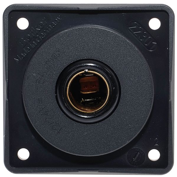 Single Pole Socket Anthracite (21223A)