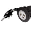 Compact Double USB Type A Charging Socket