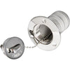 Foresti & Suardi Chromed Brass Fuel Deck Filler (Flip Lid / 38mm Hose)