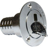 Foresti & Suardi Chrome Plated Brass Diesel Deck Filler for 38mm Hose