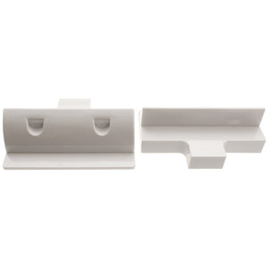 AG Pair of White ABS Side Solar Support Mounts