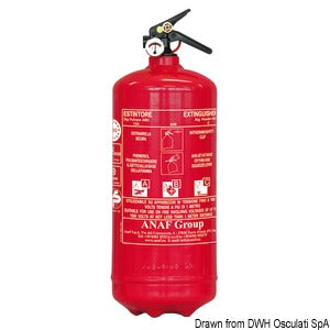 Solas powder extinguisher 3 kg MED