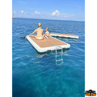 Inflatable floating platform T-WAVE - Dimensions 250x150xH15 cm - Dimensioni packaging cm 165x45xH15 [B2015250]