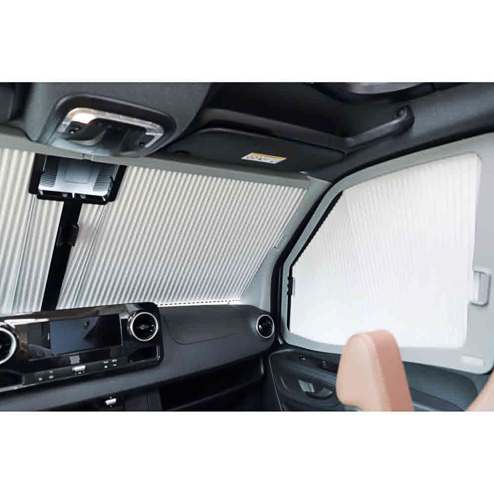 REMIfront IV Left Side Blinds for Mercedes Sprinter 2024 No Handle