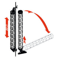 Supercompact radar reflector w/snap folding base