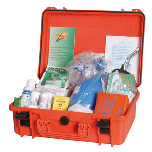 First aid kit stiff case M.D.10/03/22 Table D