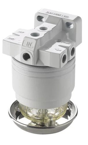 VETUS petrol water separator/fuel filter, complete, 10 micron