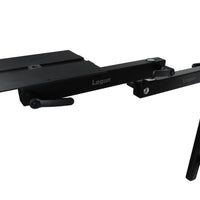 Lagun Table Leg System 500mm Leg & Double Arm in Carbon black