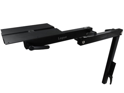 Lagun Table Leg System 500mm Leg & Double Arm in Carbon black