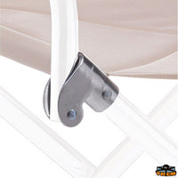 Folding seat Venus anodised alu frame blue color - A cm 82 - B cm 40 - C 53 cm - D cm44 - Chassis								

								Anodized aluminium [D1745075]