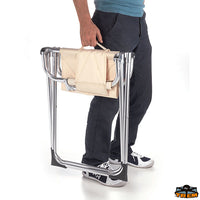 Folding seat Venus anodised alu frame ecru color - A cm 82 - B cm 40 - C 53 cm - D cm44 - Chassis								

								Anodized aluminium [D1745050]