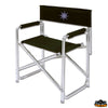 Anodized aluminium director's folding chair Trem D1775158
