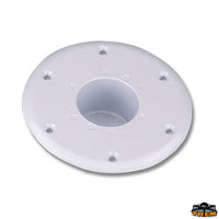 Spare base for conical table pedestals outer diameter 165 mm - External Ø 165 mm - H mm 55 - Material White painted aluminium - For tubeD1774070 [D1774170]
