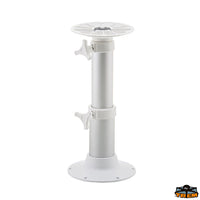 Tri-telescopic aluminium table pedestal height 320-720 mm base diameter 240 mm - H mm 320-720 - Base Ø mm 240 - Pipes Ø 90/76/60 mm [O1432720]