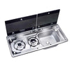Dometic MO 9722R Burner Hob & RH Sink Unit (2 Burners / No Ignition)