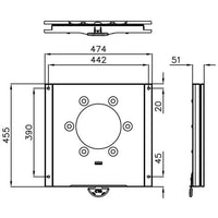 CTA Seat Swivel Plate for Ford Transit (2014+) Tourneo/Custom (2012+)