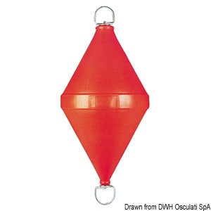 Two-cone buoy white 320 x 800 mm