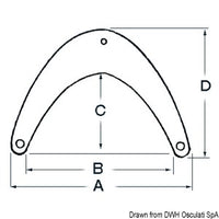 Soft blown PVC fender 35 x 25 cm