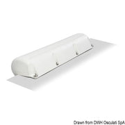 White PVC inflatable marina fenders