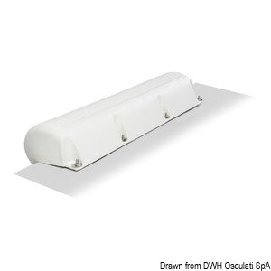 White PVC inflatable marina fenders