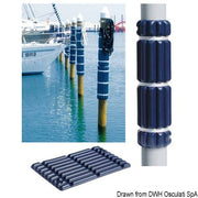 Marina and pile fender 800 mm blue