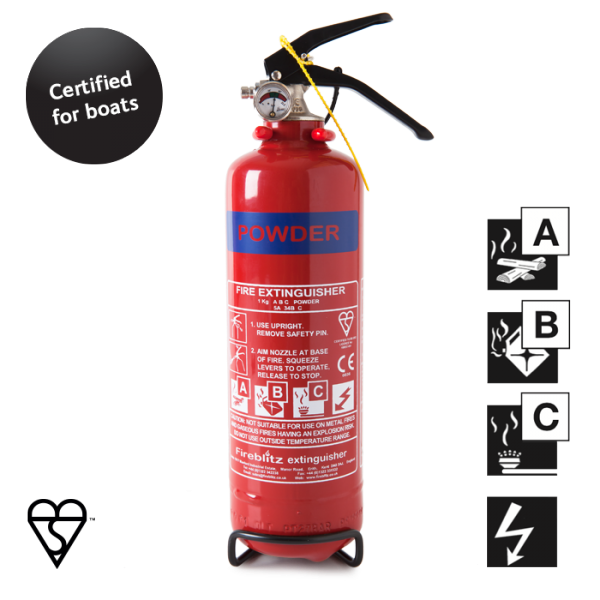 Fireblitz ABC Powder Extinguisher ‘Ships Wheel’