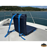 adjustable backpack seat - Dimensions 48x88x10 cm - Closed dimensions 48x45x20 cm - Blue colour - Model BACKPACK [B1675048]