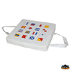 White floating pillow with navigation codes printing Trem B4337010
