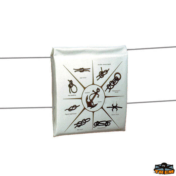 Floating pillow for hand rail with knot printing Trem B1637025