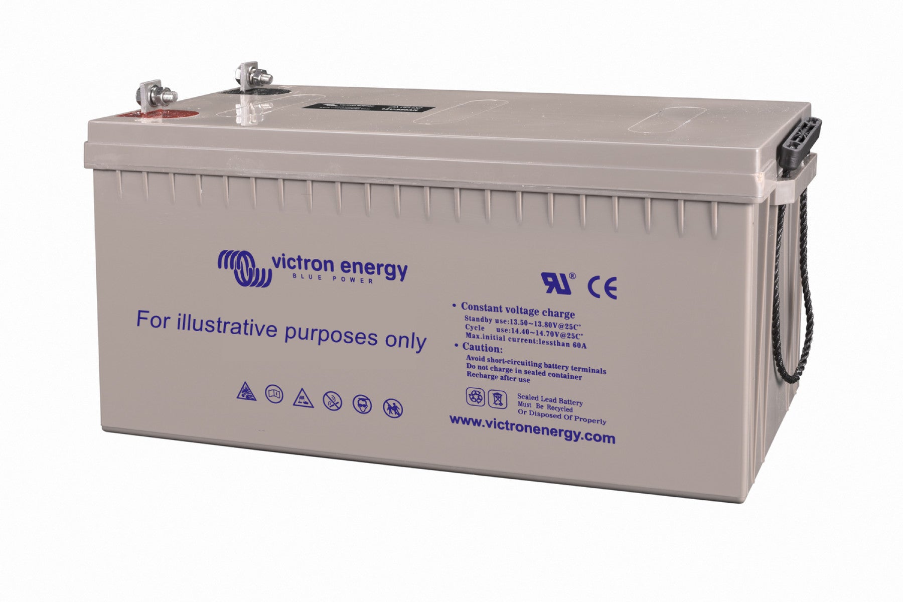 Victron 12V GEL deep cycle battery - 245 ah @ C10, 265 ah @ C20