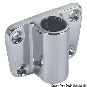 Side socket for rowlock 12 mm