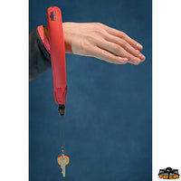 Wrist floating key holder 200 mm - Description Red with TREM site - Length 200 mm [D3118001]